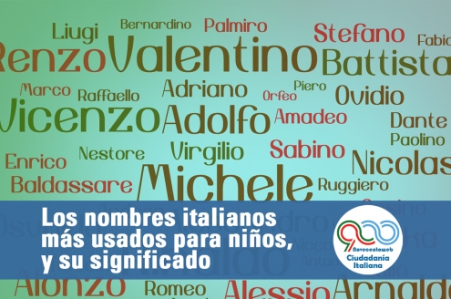 Nombres italianos más usados para niños