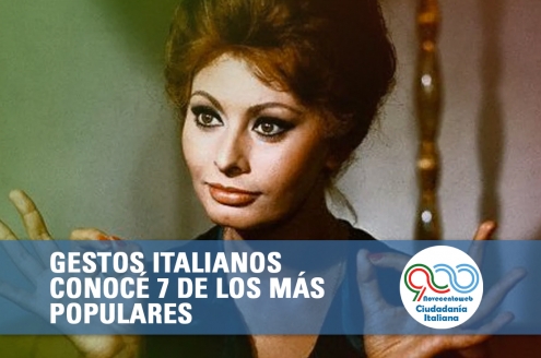 Gestos italianos, conocé 7 de los más populares